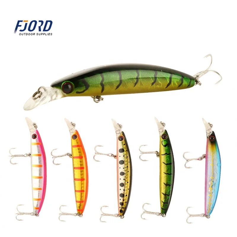 

FJORD 10.2g/80mm High Quality Floating Hard Minnow Lure with Treble Hooks for Saltwater