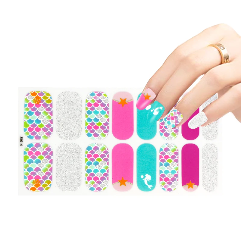 

2020 New Christmas Snowflakes Father Christmas Nail Foils Holographic Nail Art Sticker, Colorful