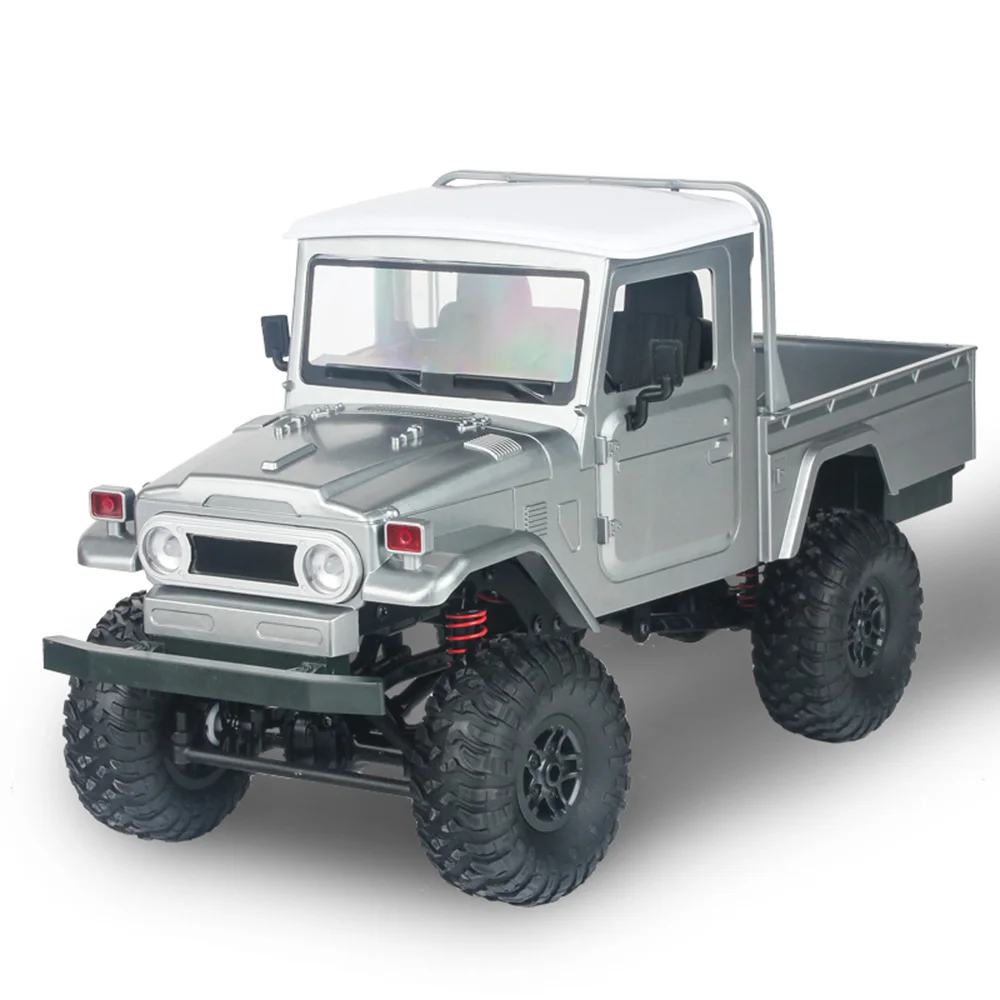 

HOT FJ45 Truck 1/12 Scale RC 2.4G 4WD Crawler Truck Off-road Car Buggy Crawler Climbing Off-Road Car for Kids Christmas gift, Red/blue/gray