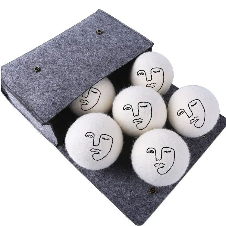 

Wholesale 100% New Zealand Organic Reusable Scented Xl Wool Dryer Balls