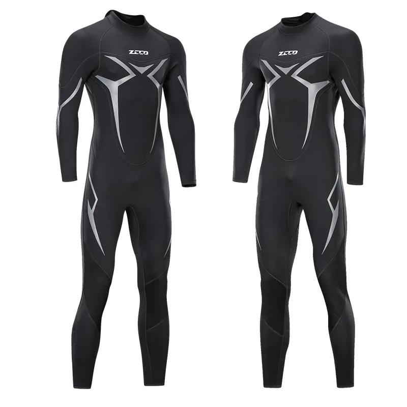 

Full Wetsuits 3mm Neoprene Wet suit Back Zip Long short Sleeve for Diving Surfing Snorkeling One Piece Wetsuit for Men Women
