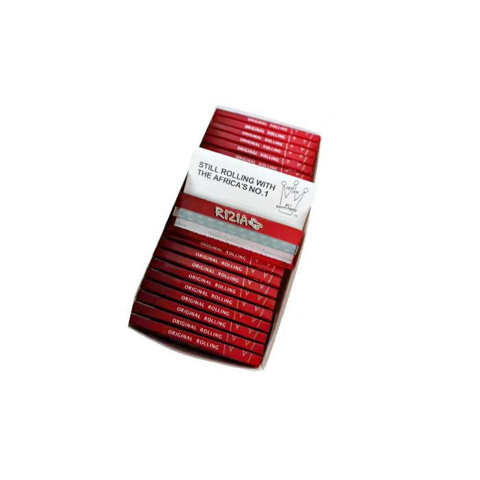 

Custom OEM logo Rizla raw smoking rolling paper for weed, Red,black,blue,green,white,etc