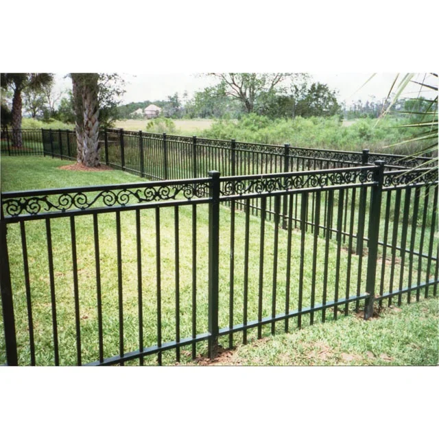 

Hot sale Residential Wrought Iron Fencing ( factory ,ISO 9001 certificate )