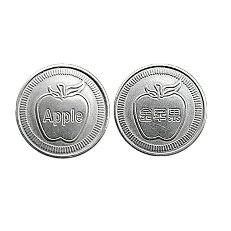 

Guangzhou factory game tokens coin custom metal game coins for arcade stock tokens