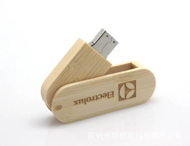 2gb 4gb 8gb 16gb 32gb 64gb Full Capacity USB Flash Drive Wood Memoria usb Bamboo Rotator 2.0 Cheap Swivel usb Flash Drive - ANKUX.COM