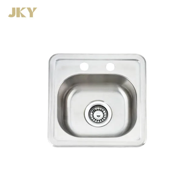 Small Top Mount 6 Deep 22 Gauge Ss 304 Brushed Bowl Sink Deep 22 Gauge Ss 304 Brushed Bowl Sink
