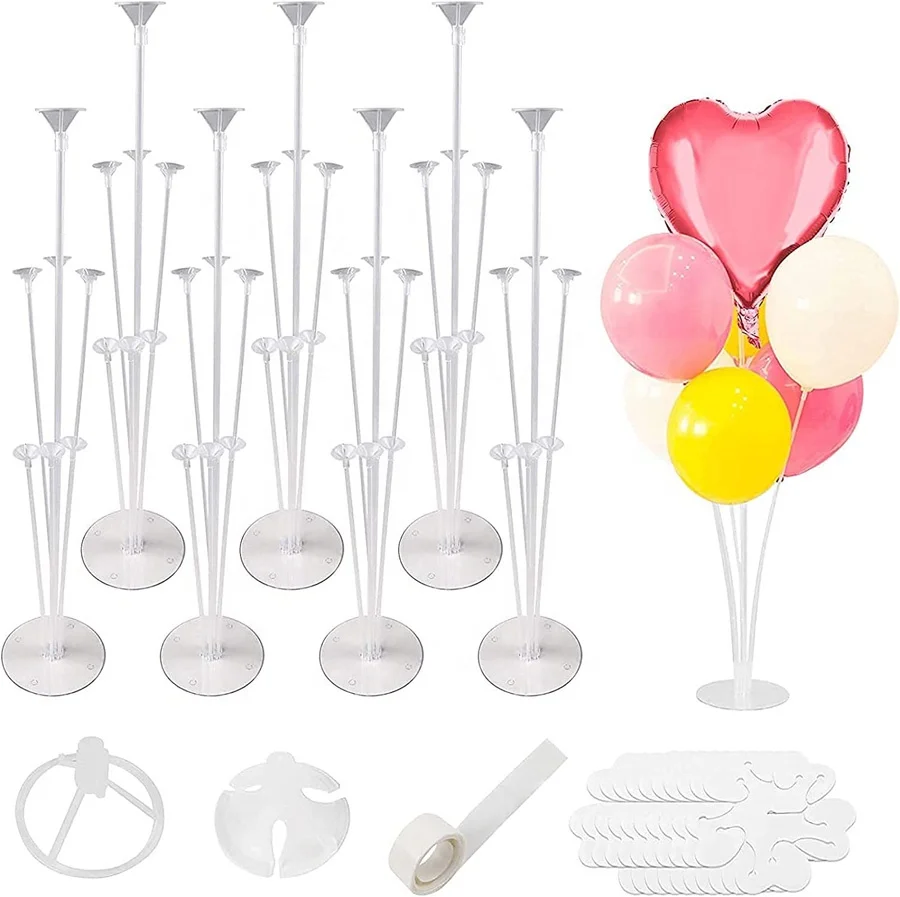 

7 Sets Balloon Stand Kits balloon decoration standballoon column stand