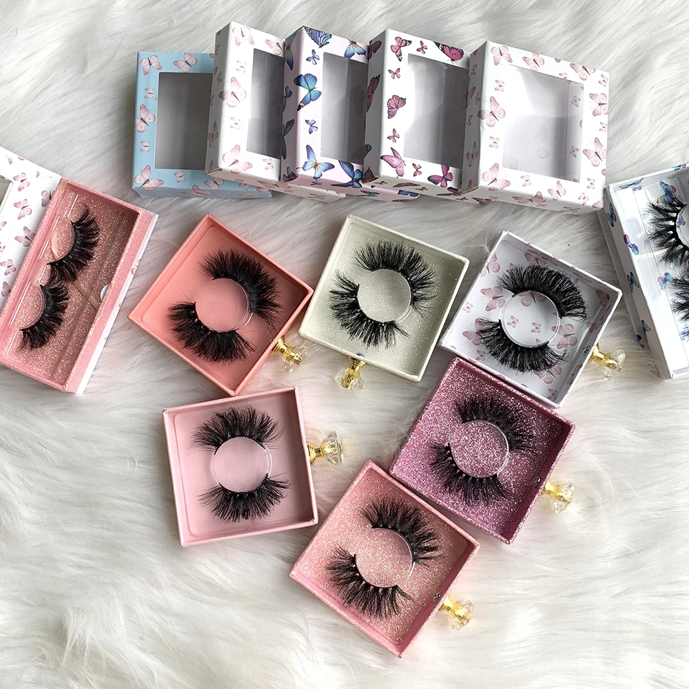 

private eyelashes wholsale premium mink eyelashes top selling new cruelty free 25mm 3d eyelash vendor customized boxes, Natural black
