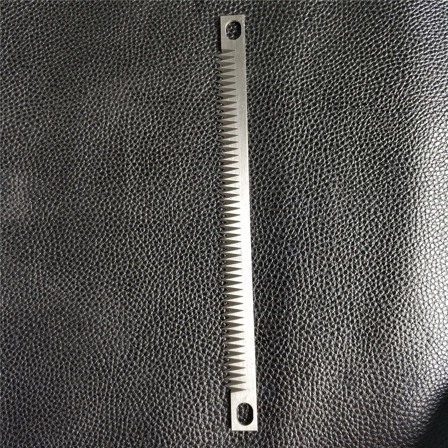 
Food industry plastic bag film cutting packaging machine serrated blades 