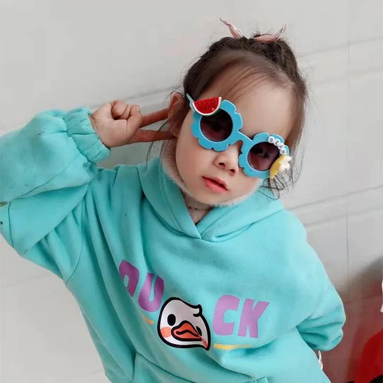 

2021 Newest RTS Flower Child Sunglasses Kids Children Sunglasses for Baby