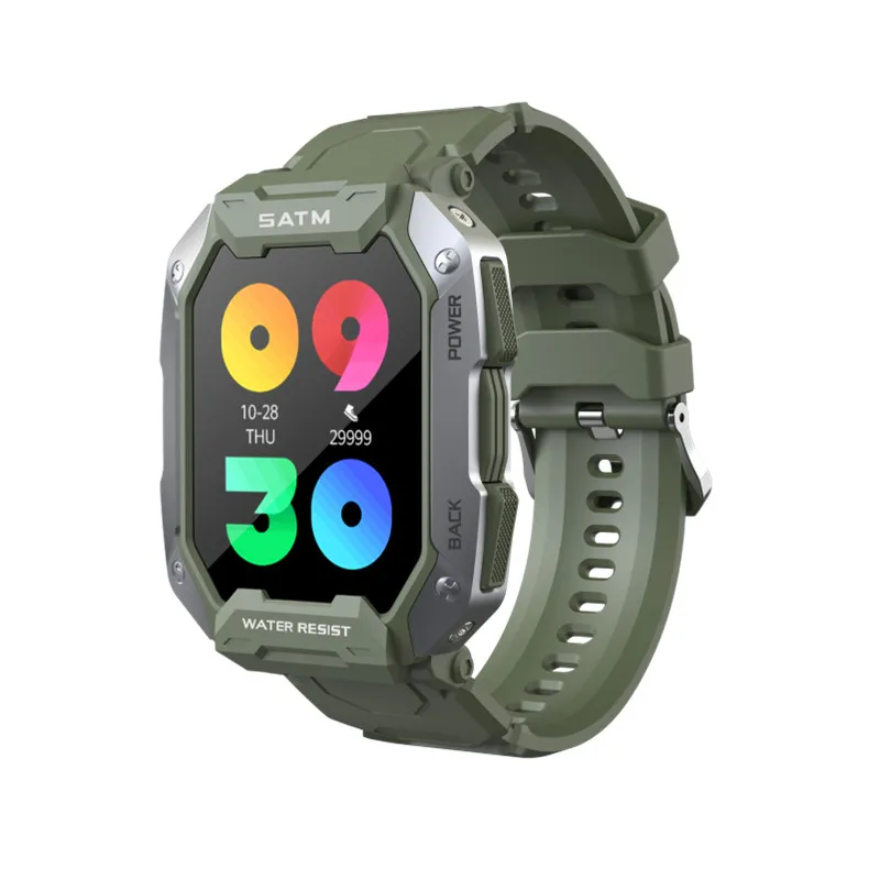 

Maxtop New Arrivals 1.69 IPS Screen Smartwatch Blood Pressure Blood Oxygen Monitor Men Music BT Call Smart Watch