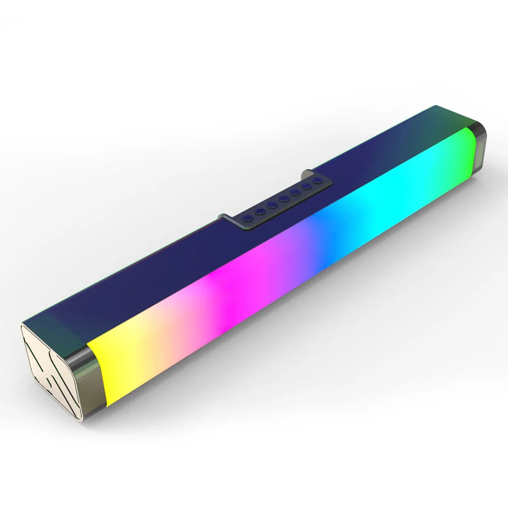 

Newly arrival RGB light ARC home theater speaker blue tooth wireless soundbar