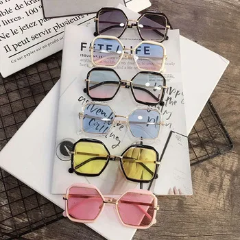 

Personalized Kids Big Frame Custom Girls And Boys Fashion Film Children Sunglasses 2020 Sun Glasses