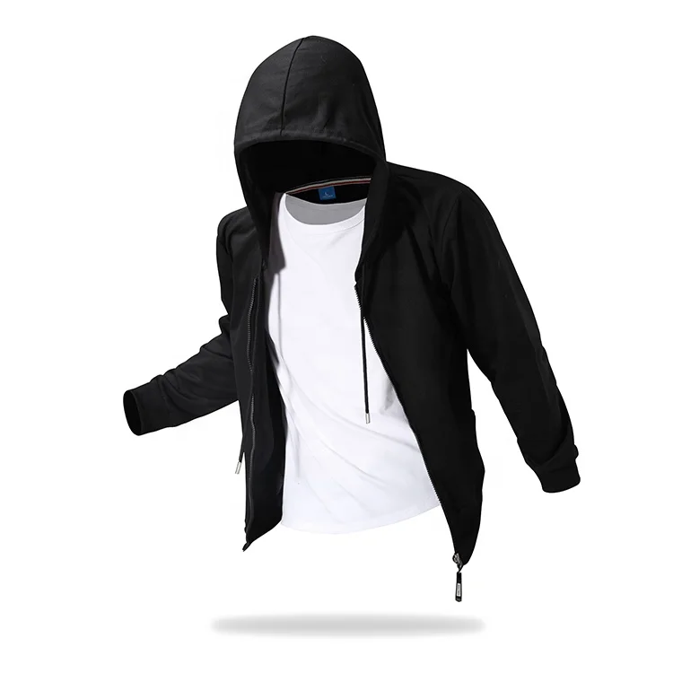 

Zip up hoody men cheap mens zip hoodie wholesale light weight premium full zip hoodie blank