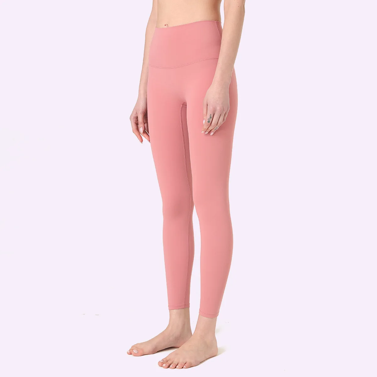 

2021 High Waist Naked Feeling Leggings Push Up Sport Women Fitness Running Yoga Pant Energy Gym Female Full Length Comfortable
