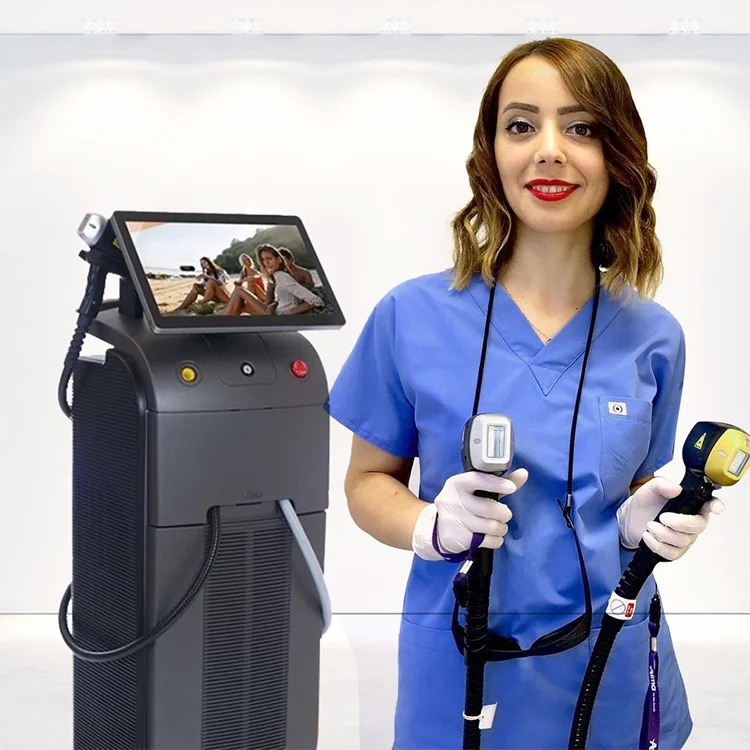 

Flaser new Aesthetics depilatory equipment Diode laser 755 1064 ir removal laser machine for beauty salon use