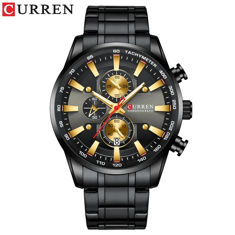 

CURREN 8351 Men's Pointer Watches Men Japan Quartz Luxury Stainless Steel Calendar Man Watches Custom OEM