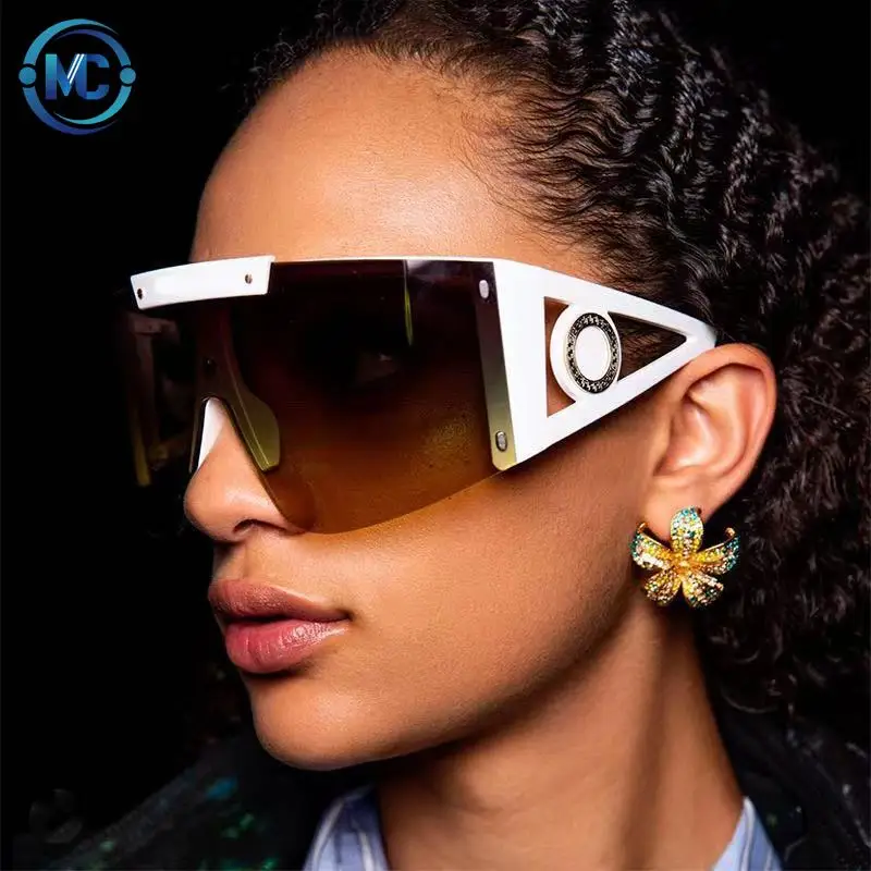 

2021 new retro oversized sunglasses fashion brand summer ladies sunglasses