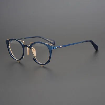 

Super Personality Japanese Designer Style Hand-Made Irregular Shape Glasses Frame Unique Literary Frame New Eyewear 2021, Colors