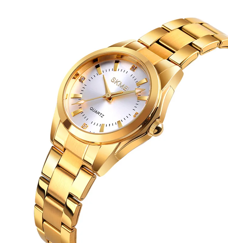 

skmei high quality new stainless steel luxury waterproof quartz oem brand hands wristwatches custom logo wrist mens watch