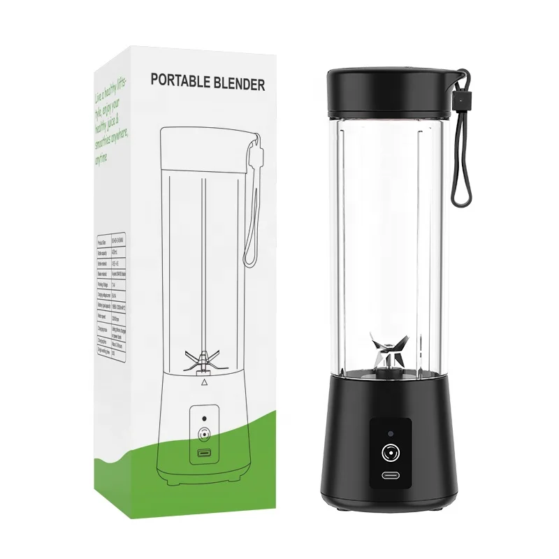

Home appliance healthy personal blender 400ml electric USB-C rechargeable portable juicer blender