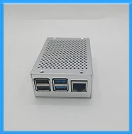 New Type ABS Plastic Raspberry Pi 4 Model B Case Box Shell Can Building Fan