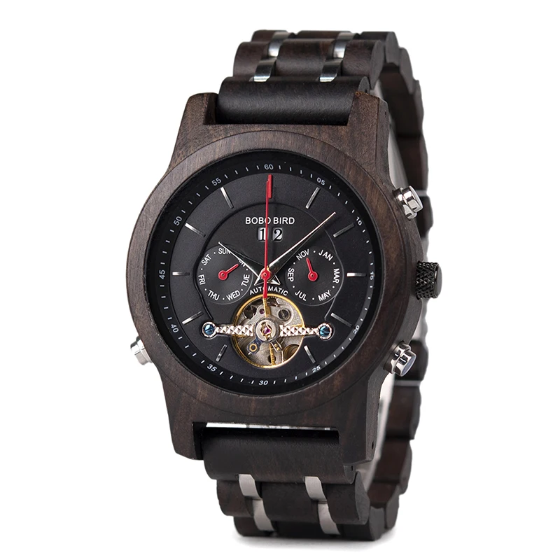 

BOBO BIRD Automatic Wood Watch New Luxury Mechanical Wristwatches Many Choices