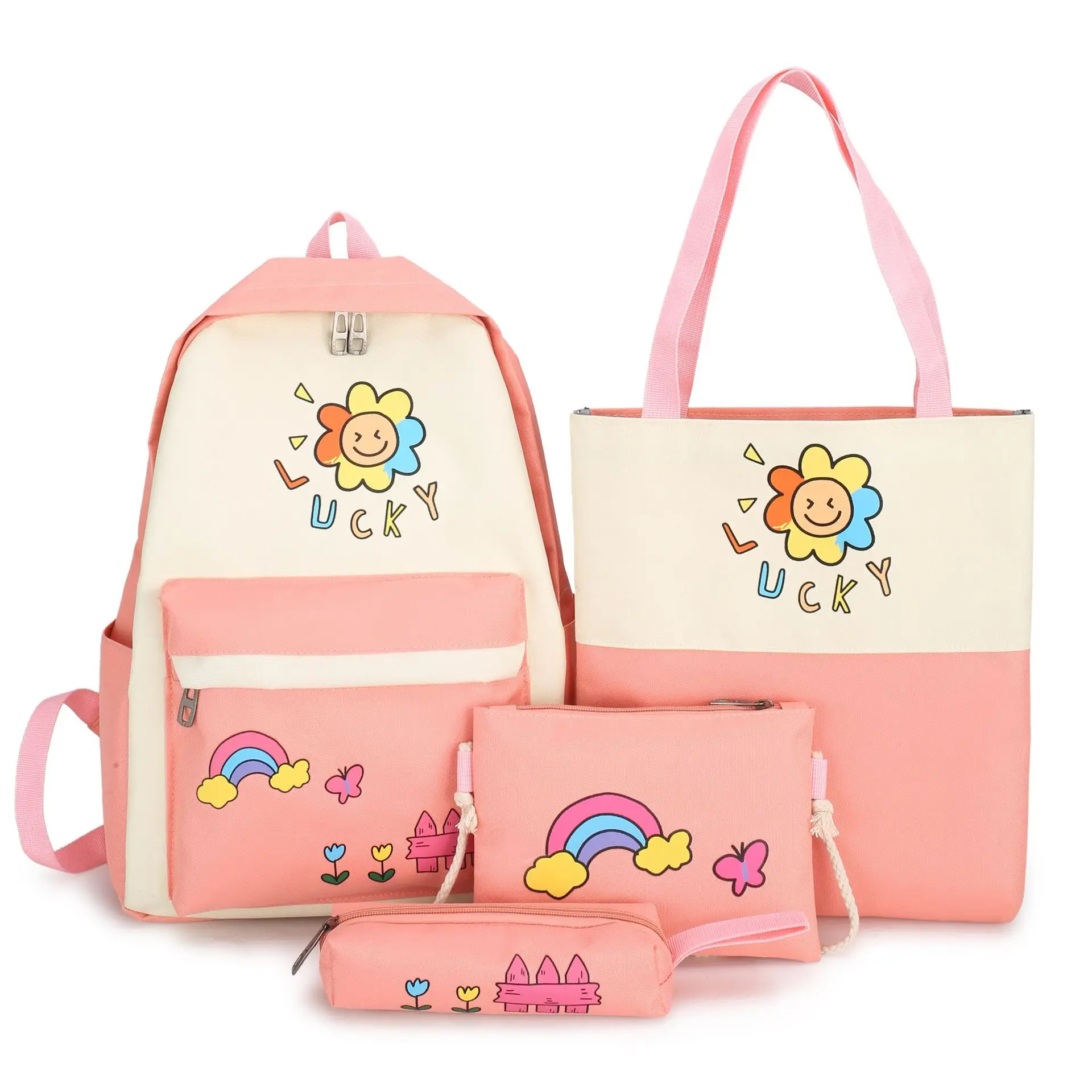 

OEM ODM factory Twinkle 2021 trendy school backpack bag set 4pcs for boys girls