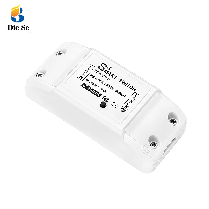 

433Mhz Universal Wireless Remote Contr ol Switch AC 220V 1CH Relay Receiver Module and RF 433 Mhz Led Light Transmitter