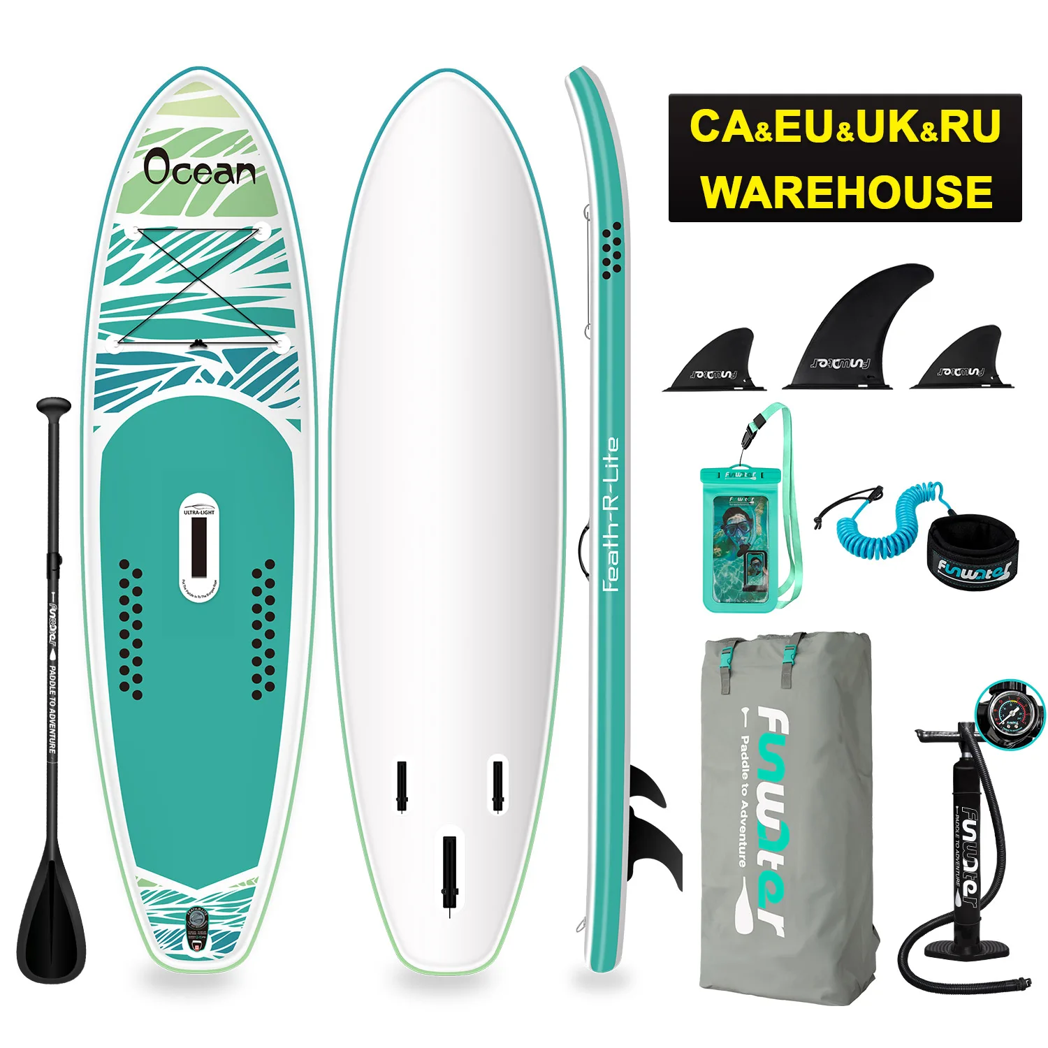 

Feath-R-Lite paddleboard Dropshipping 10'6" stand up inflatable paddle board fanatics waterplay surfing sup board surfboard sub