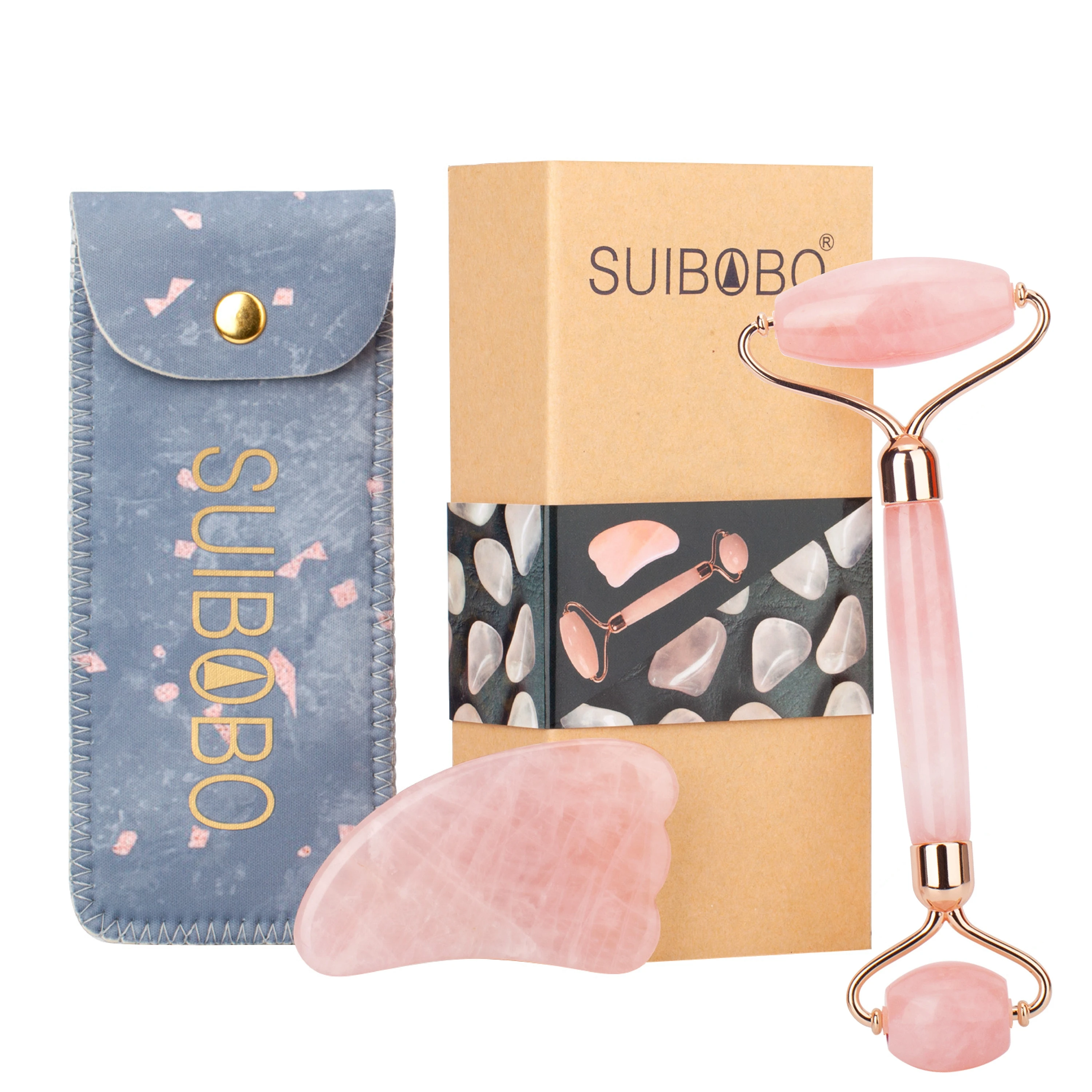 

gold face roller roller ball face face roller gold skincare set, Pink&rose gold