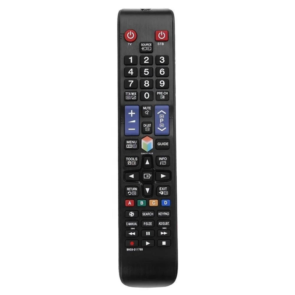 

Remote Control For SAMSUNG smart TV STB BN59-01178B tv Controle Remoto 433mhz replace for AA59-00790A BN59-01178W, Black