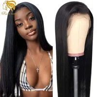 

Free Shipping! Good Quality Great Price 100% Malaysian Straight Human Hair Wig Lace Front Wig, Cheap Half Luvme Wigs Human Hair