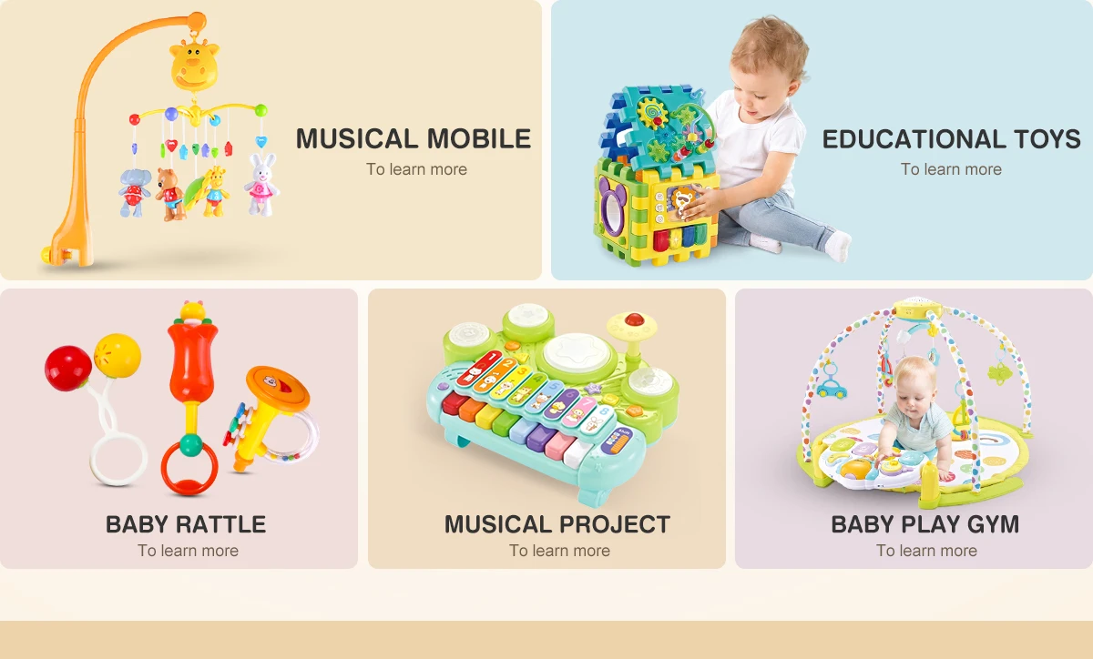 play gym musical baby activity rattle