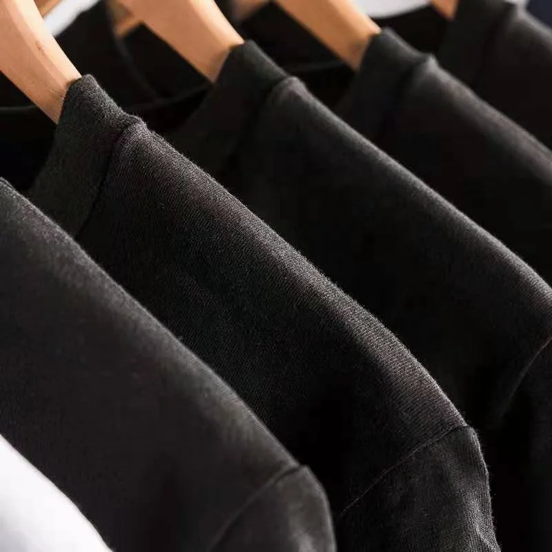 

Men's O Neck Short Sleeve T-shirt Soft Custom Printed Logo Knitted Plain Tee 100% Ring Spun Cotton tshirt For Women