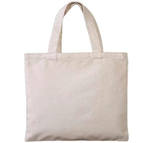 

Wholesale 38*42cm Reusable Cheap Shopping Bags Plain White Blank Cotton Canvas Tote Bag Low MOQ