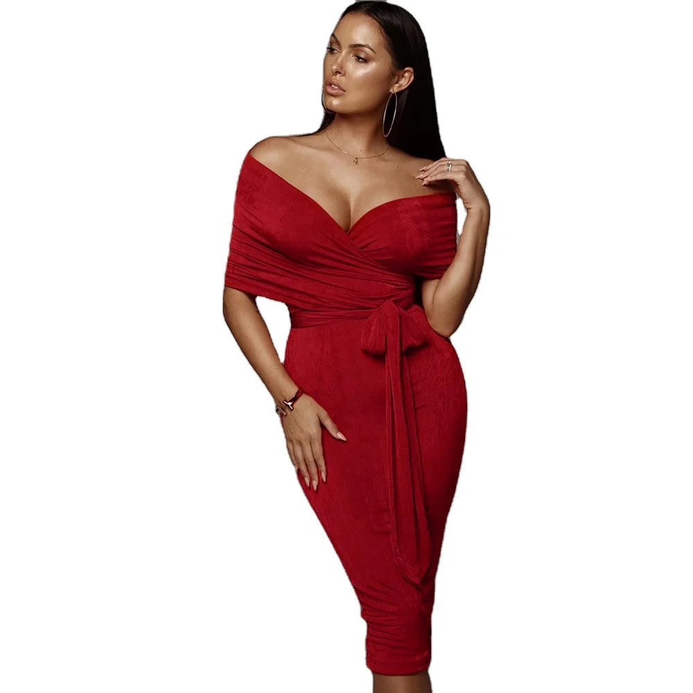 

Sexy lace up top high waisted bust pleated skirt fashionable backless short skirt suit, Picture color