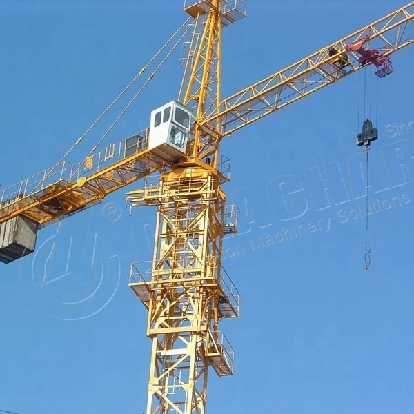 
Machinery Tower Crane Cheap Price Cinacharm Flat top Tower Crane/Cheap Cost High Quality 8ton Tower Crane for Sale  (1600066220646)