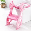 2019 New Design Kids Folding Potty Seat /Adjustable Baby Toddler Kid Toilet Trainer with Step Stool Ladder for Boy and Girl