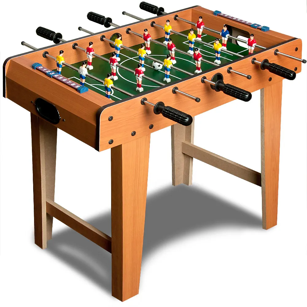 

Wooden Foosball Soccer Game Table for Arcades Game Room Bars Parties Family Night