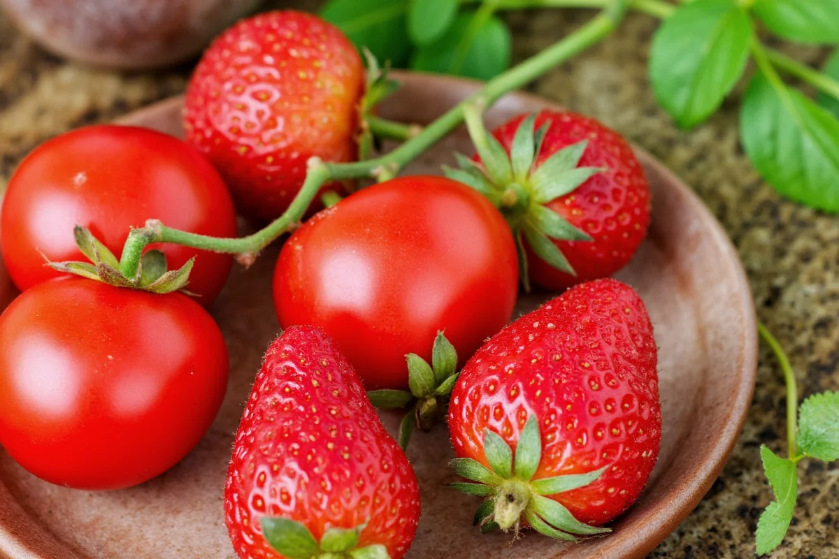 can you plant strawberries with tomatoes