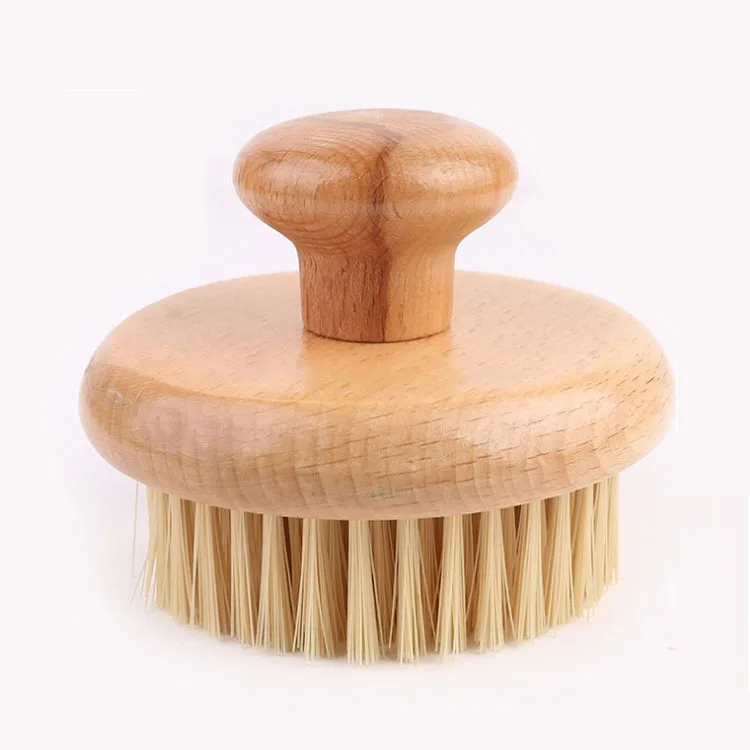 

Manufacturer Wooden Massage Dry Skin Nature Bristle Scrubber Body shower Back Lash Bath Brushes Bamboo Sisal Oval Bath Brush Set, Wood