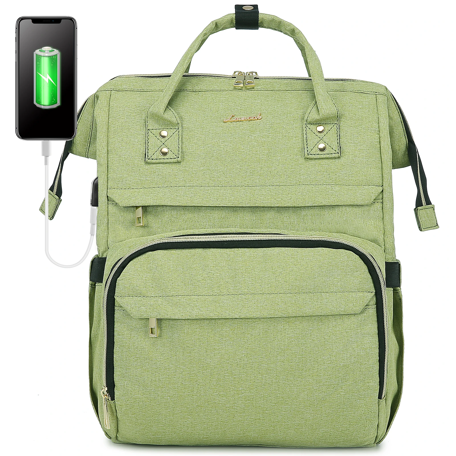 

Fashion LOVEVOOK women Men Travel Backpacks 14/15.6/17 Inch Business rucksack Bag USB Port College School Laptop bags
