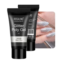 

Rosalind nail extension polygel quick poly gel soak off glitter color builder gel polish for nail art salon