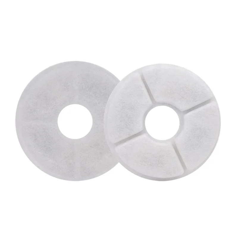 

Cat Water Fountains Filters Pet Replacement Filters with Activated Carbon, White
