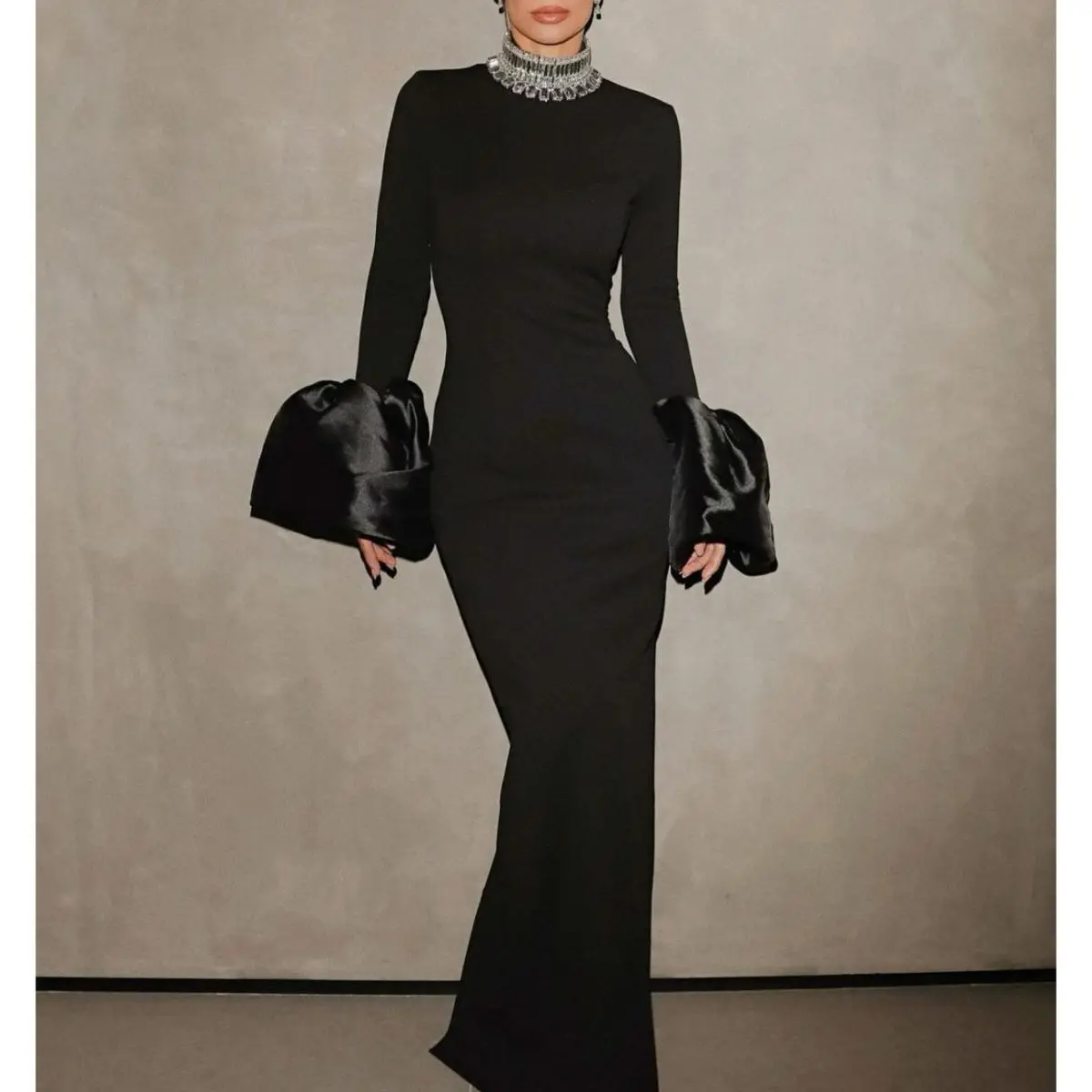 Long Sleeve Bodycon Evening Dress