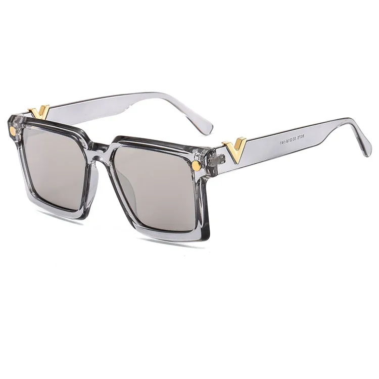 

Luxury Women Rectangle Sunglasses Women Brand Designer PC Frame Gradient Lens Classic Fashion Sun Glasses, Mix color or custom colors