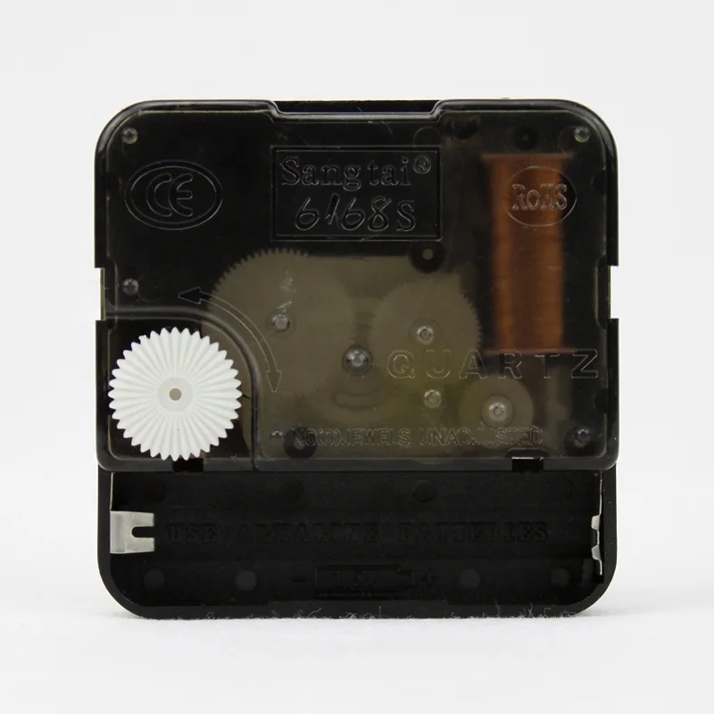 

20 years Factory high quality Quartz Clock Mechanism Clock movement for wall clock, Balck