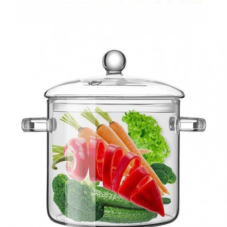 

Online Shopping Hotsale Heat-resistent Glass Pot Cooking Glass Pot, Transparent
