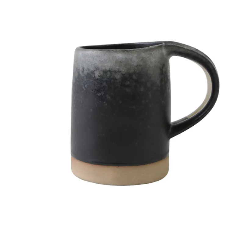 

cheap big black drinkware 400ml personalize vintage latte coffee mug ceramic retro mugs with handle